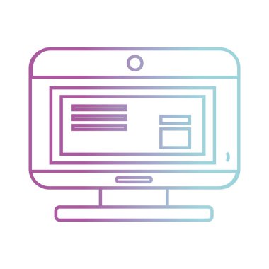 çizgi bilgisayar teknolojisi ile belge veri bilgi vektör çizim