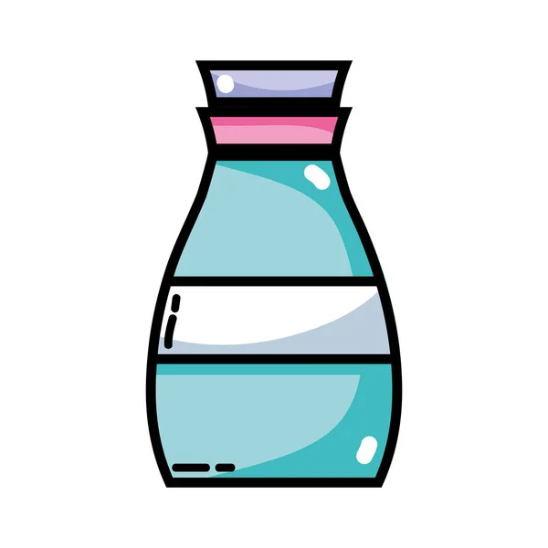 Liquit Waschmittel Flaschendesign Zur Reinigung Der Vektorillustration — Stockvektor