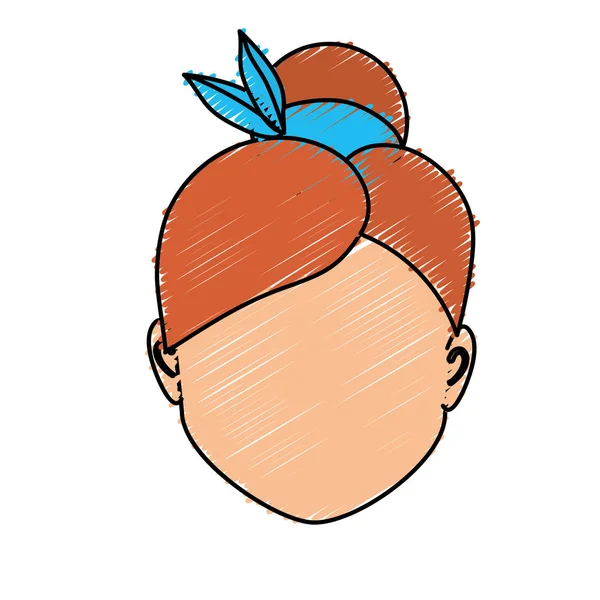 Mujer Avatar Por Defecto Ilustración Del Vector Usuario Social — Vector de stock