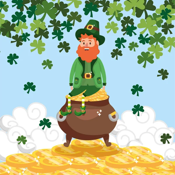 Patrick Day Karty Ilustracja Wektorowa — Wektor stockowy