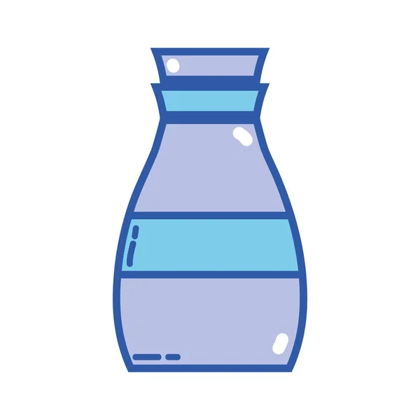 Detergente Liquido Nel Design Della Bottiglia Pulire Illustrazione Vettoriale — Vettoriale Stock