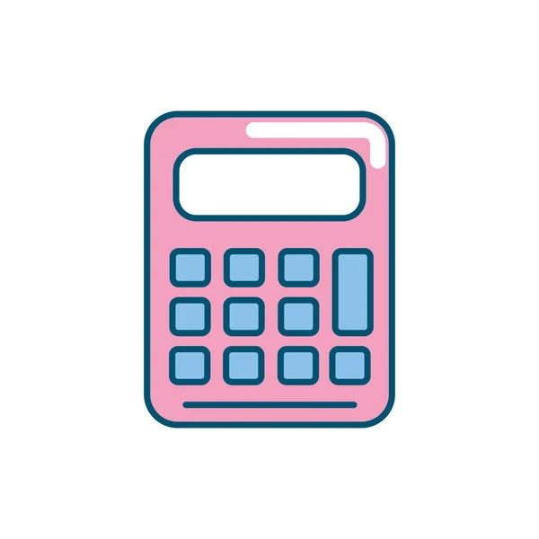 Kalkulator Technologii Raportów Finansowych Biznes Ilustracja Wektorowa — Wektor stockowy