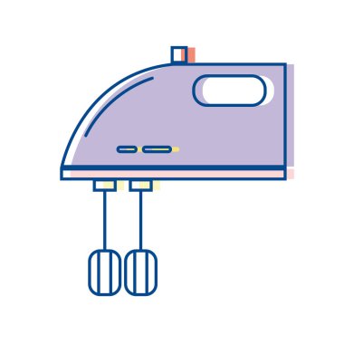 teknoloji karıştırıcı elektrikli mutfak gereçler vektör çizim