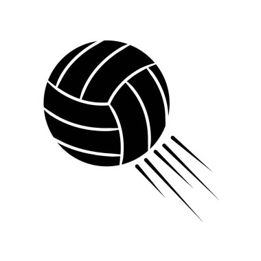 voleybol kutsal kişilerin resmi, vektör çizim tasarım oynamak için kontur topu