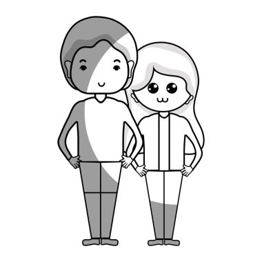 saç tasarım vektör çizim ile birlikte güzellik çift hat