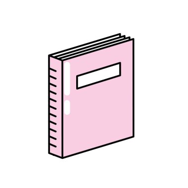 eğitim bilgi edebiyat vektör çizim nesnesine kitap