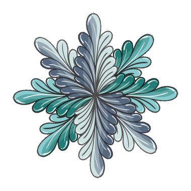 güzel bitki dekorasyon bitkisel botanik, vektör çizim