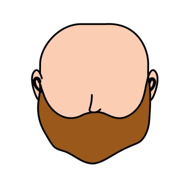 Varsayılan avatar adam sosyal Kullanıcı vektör çizim için