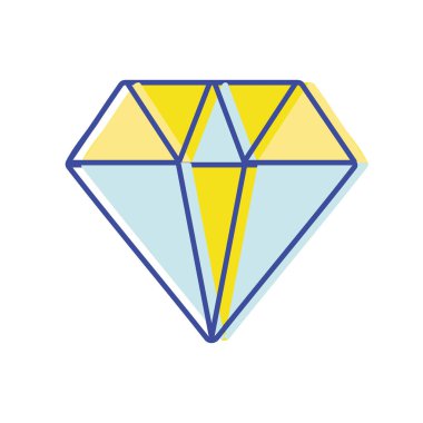 elmas mücevher ve aksesuar crysral illüstrasyon vektör