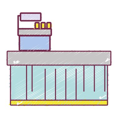 teknoloji ürünleri illüstrasyon vektör kontrol etmek için kasa