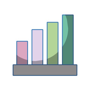 mali grafik iş vektör çizim bara istatistik
