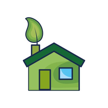 ev ortamında bakım vektör çizim için ekolojik yaprak ile