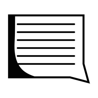 kontur sohbet kabarcık grafik metin iletisi vektör çizim