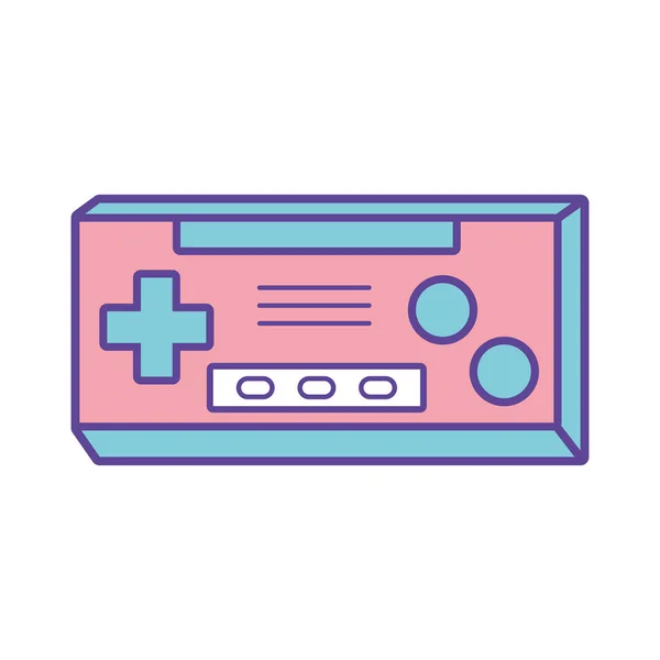 Consola Videojuegos Para Jugar Disfrutar Ilustración Vectorial — Vector de stock