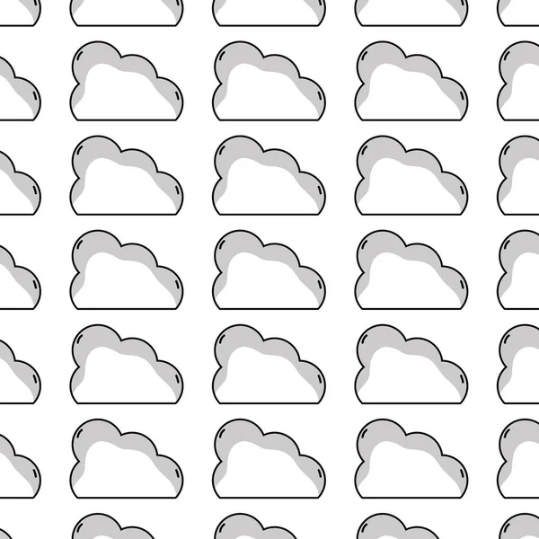 素敵な雲自然の天候日背景ベクトル イラスト — ストックベクタ