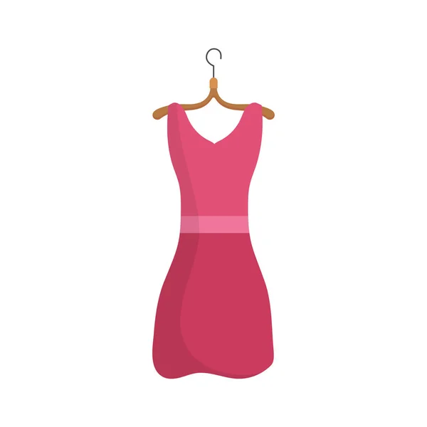 Mulher Vestido Casual Design Estilo Vetor Ilustração — Vetor de Stock