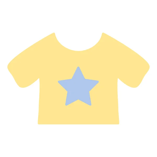Baby Shirt Und Textilkleidung Vektor Illustration — Stockvektor