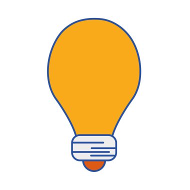ışık enerjisi ampul aydınlatma vektör çizim için