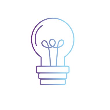 satır ampul güç elektrik enerji vektör çizim