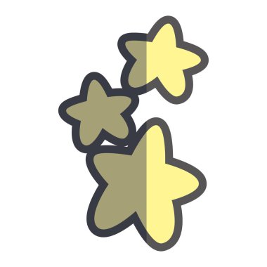 gökyüzü görüntü, vektör çizim şirin ışık yıldız