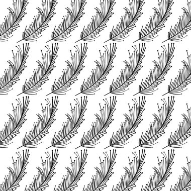 tüy dekorasyon arka plan tasarım görüntü, vektör çizim simgesi