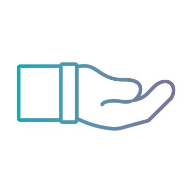 satır işadamı el simge tasarlamak vektör