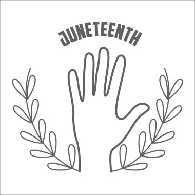 kadar el şube ve özgürlük Masaj, vektör çizim ile