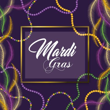 merdi ciğeri vektör çizim için kolye dekorasyonu ile kare amblemi