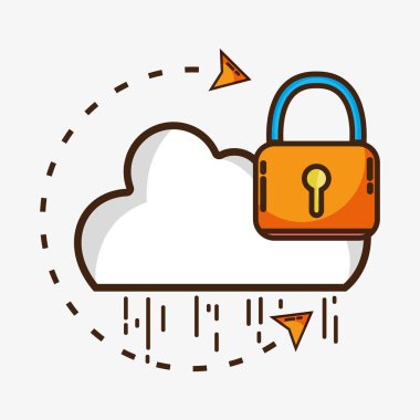 veri sunucu sisteme wifi bağlantı vektör çizim