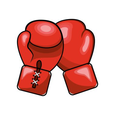 renk boks eldivenleri simgesi, vektör illustraction resim