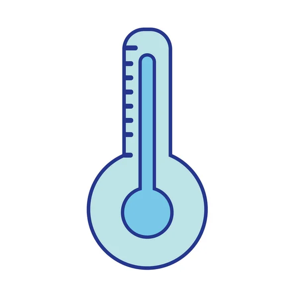 Thermometer Messung Der Temperatur Und Indikator Heißer Instrumentenvektorabbildung — Stockvektor