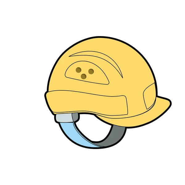 Helmet Equipment Industry Service Construction Vector Illustration — Stock Vector
