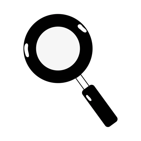 Σύμβολο Περίγραμμα Μεγεθυντικού Φακού Για Την Αναζήτηση Και Εξερεύνηση Εικονογράφηση — Διανυσματικό Αρχείο