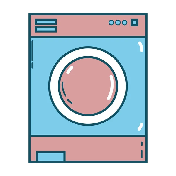 Nice Washing Machine Technology Clean Clothes Vector Illustration — Stock Vector