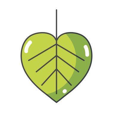 doğal yaprak sembol koruma çevre vektör çizim için