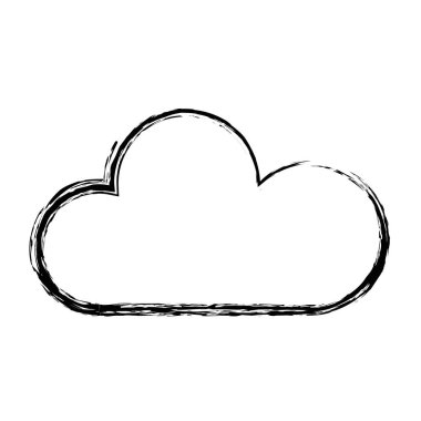 Şekil bulut hava doğal çevre bakım vektör çizim için