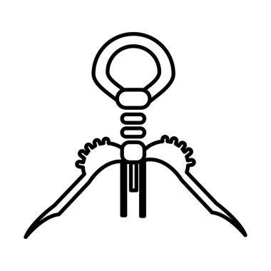 Şekil tirbuşon araç vektör çizim tasarım cork şarap şişe