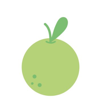 lezzetli elma meyve vitamin ve protein vektör çizim ile