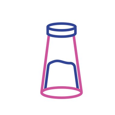 yemek vektör çizim için siluet tuz baharat baharat madde