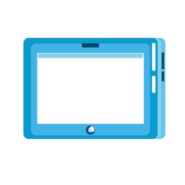 tablet teknoloji dokunmatik ve dijital ekran vektör çizim