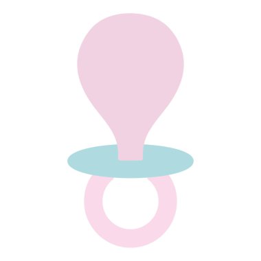 vektör çizim dinlenmek için bebek emziği öğesi