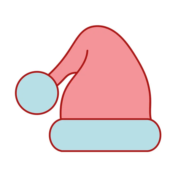 Καπέλο Διακόσμηση Χαρούμενα Χριστούγεννα Γιορτή Εικονογράφηση Διάνυσμα — Διανυσματικό Αρχείο