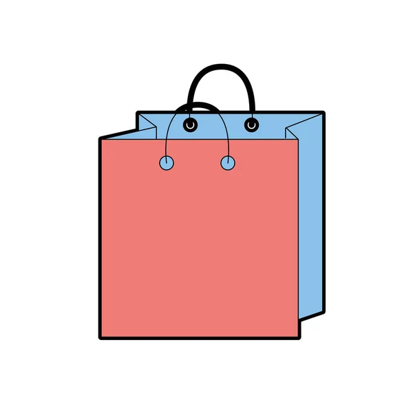 Diseño Bolsa Compras Para Guardar Ilustración Del Vector Productos — Archivo Imágenes Vectoriales