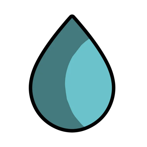 Wassertropfen Zur Darstellung Von Umweltschutz Und Pflege — Stockvektor