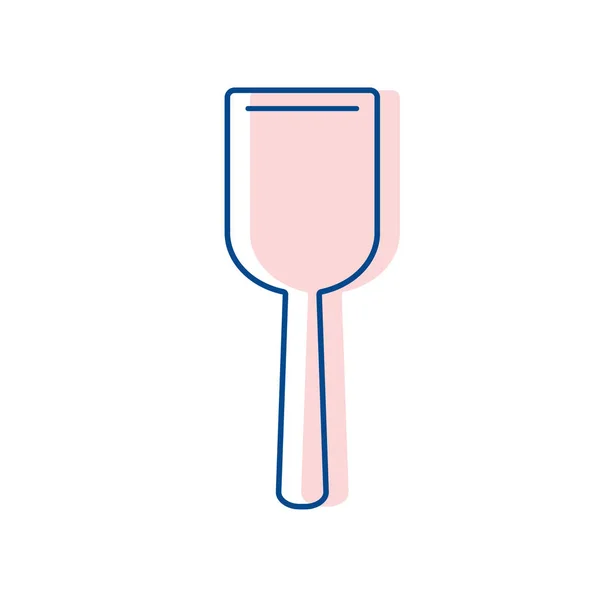 Espátula Utensilio Cocina Que Utiliza Para Cocinar Ilustración Vectorial — Vector de stock