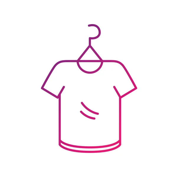 线购物服装在市场上与风格设计向量例证 — 图库矢量图片