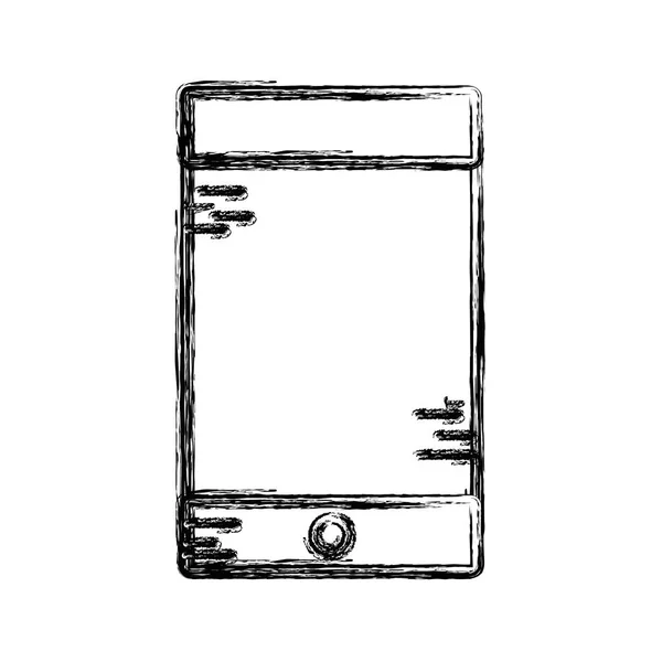 Рисунок Электронных Технологий Смартфонов Векторной Иллюстрации Сообщений Связи — стоковый вектор