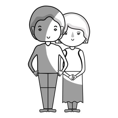 saç tasarım vektör çizim ile birlikte güzellik çift hat