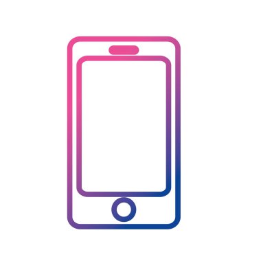 satır smartphone teknoloji iletişim arayın ve vektör çizim görüşün