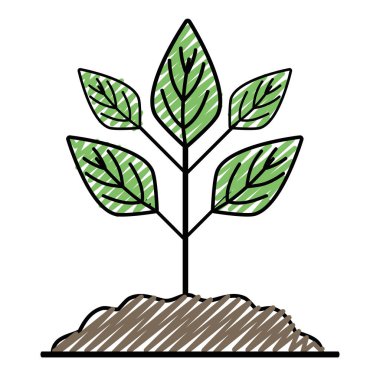 ile yere kaydetmek ve çevre vektör çizim bakım için bitki